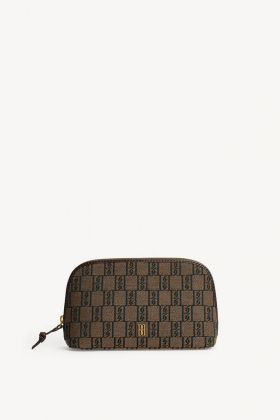 Cara small cosmetics case, Bison